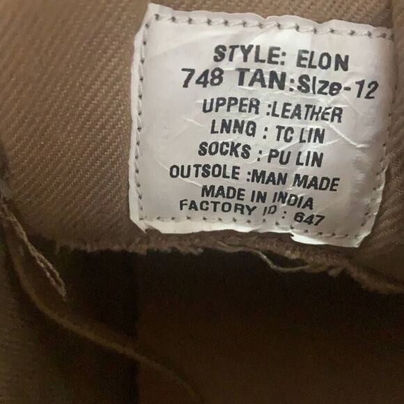 NWOT STEVE MADDEN ELON LEATHER CHUKA SHOES SIZE 12,13 - Picture 7 of 7